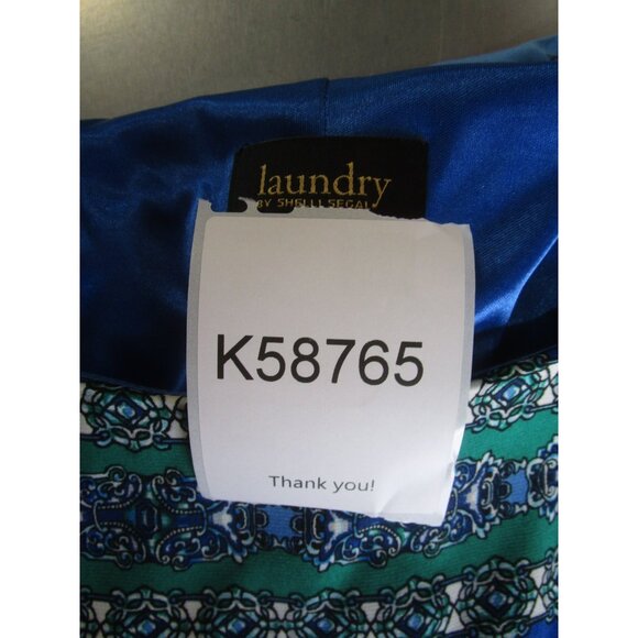 Laundry by Shelli Segal Dress Large Tunic Shift Baroque Floral Lined - Picture 12 of 12